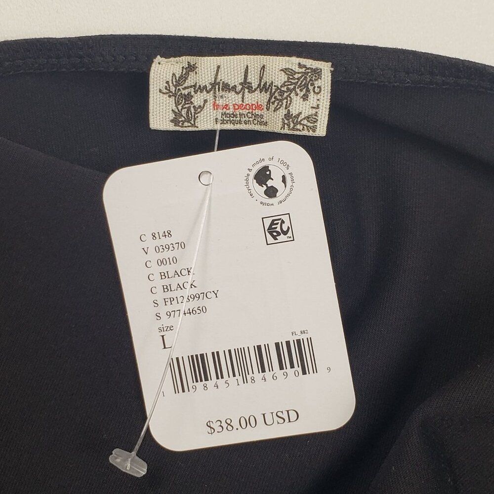 Intimately Free People Still Here Halter Top Women's Large Black Casual Festival - Picture 3 of 16